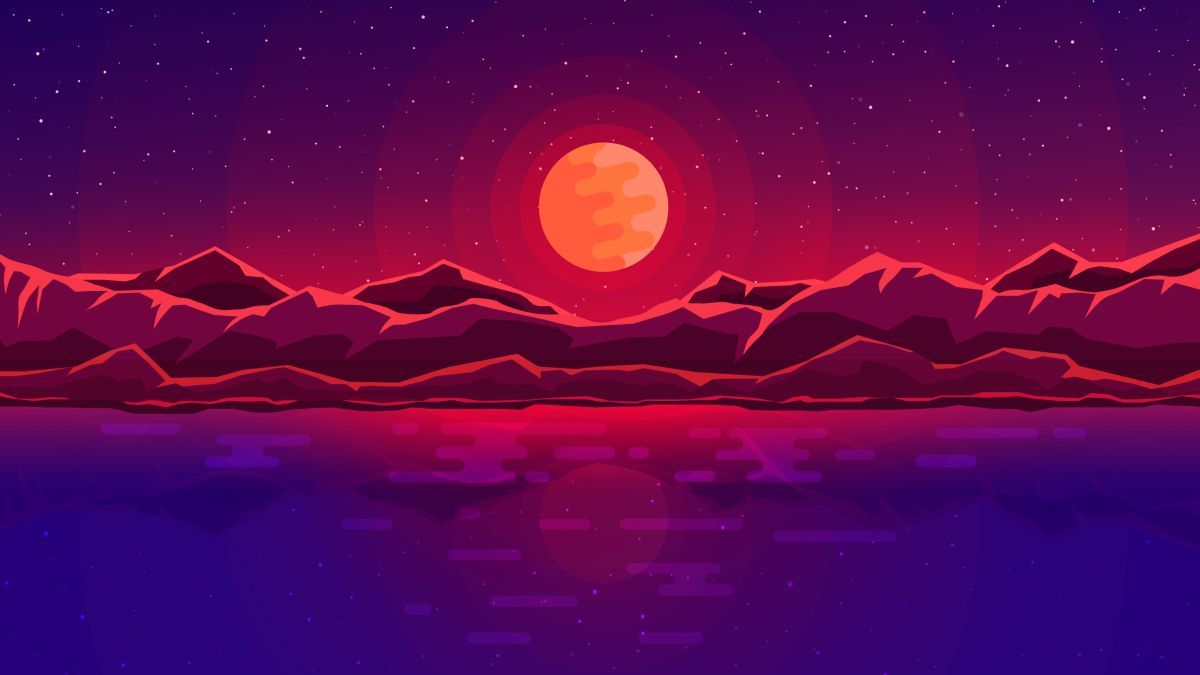 Synthwave Skies Wallpaper