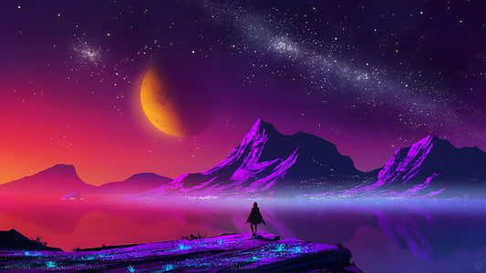 Neon Horizon Wallpaper
